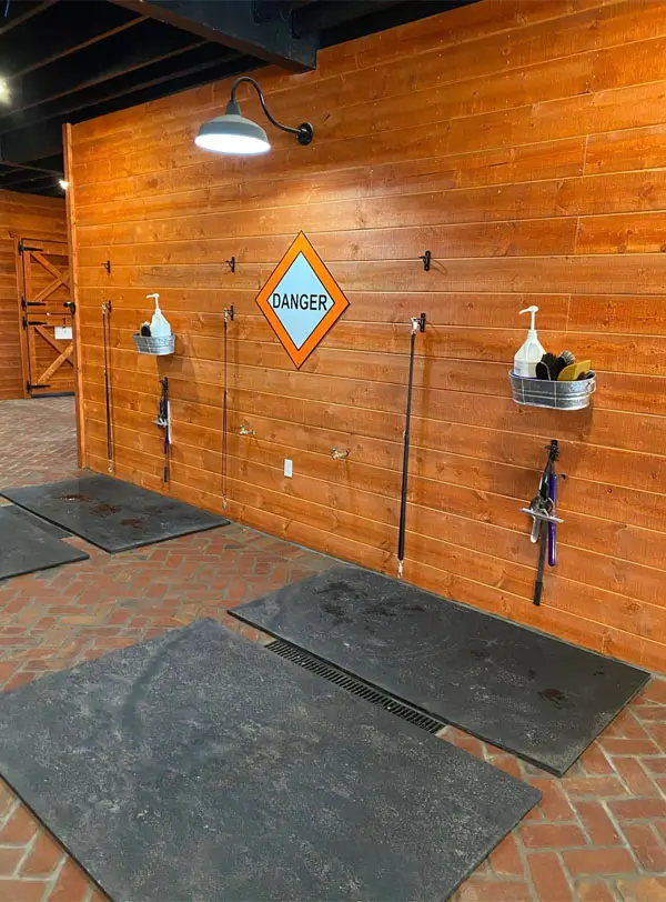 Horse training facility.
